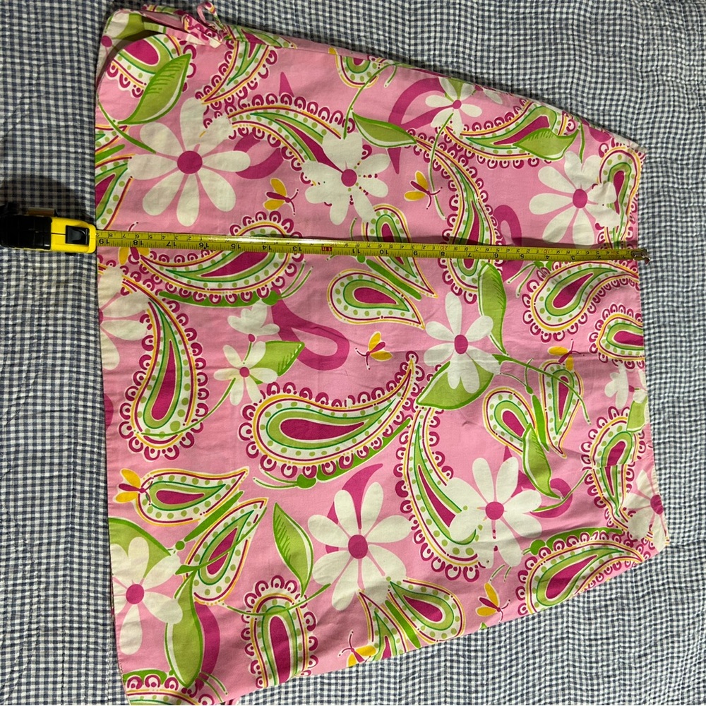 Classic Lilly Pulitzer floral skirt